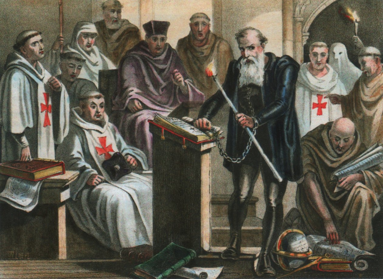 Galileo Galilei vor dem Heiligen Offizium von Albert Chereau