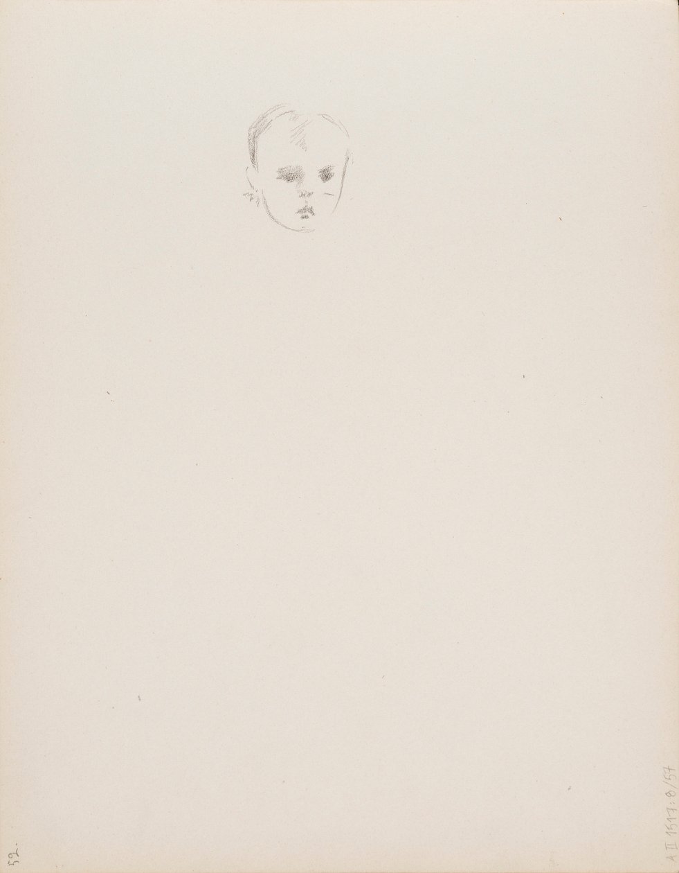 Kopf eines Kindes von Albert Edelfelt