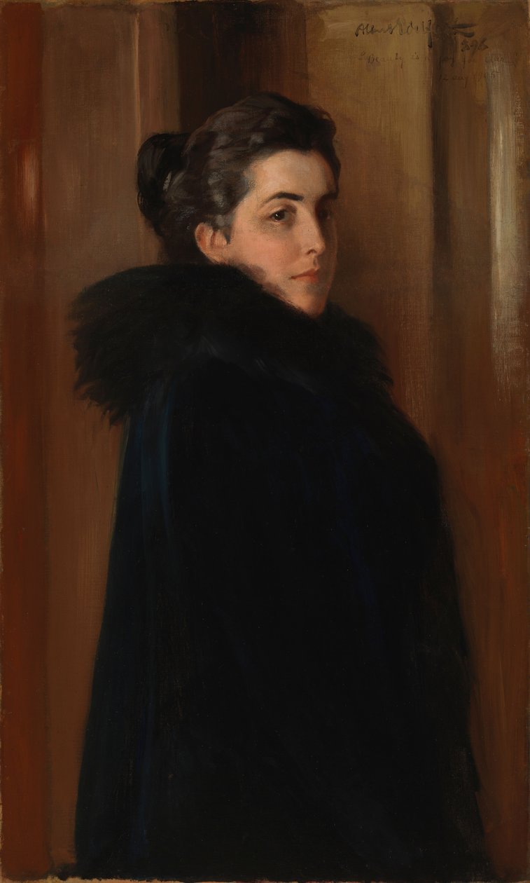 Porträt der Frau des Künstlers Ellan Edelfelt von Albert Edelfelt