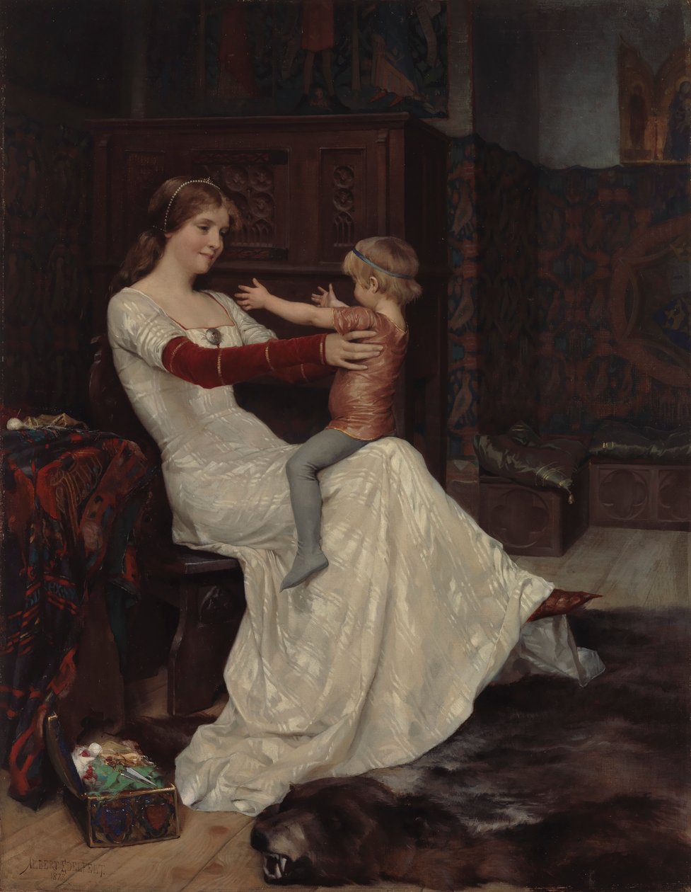 Königin Bianca von Albert Edelfelt