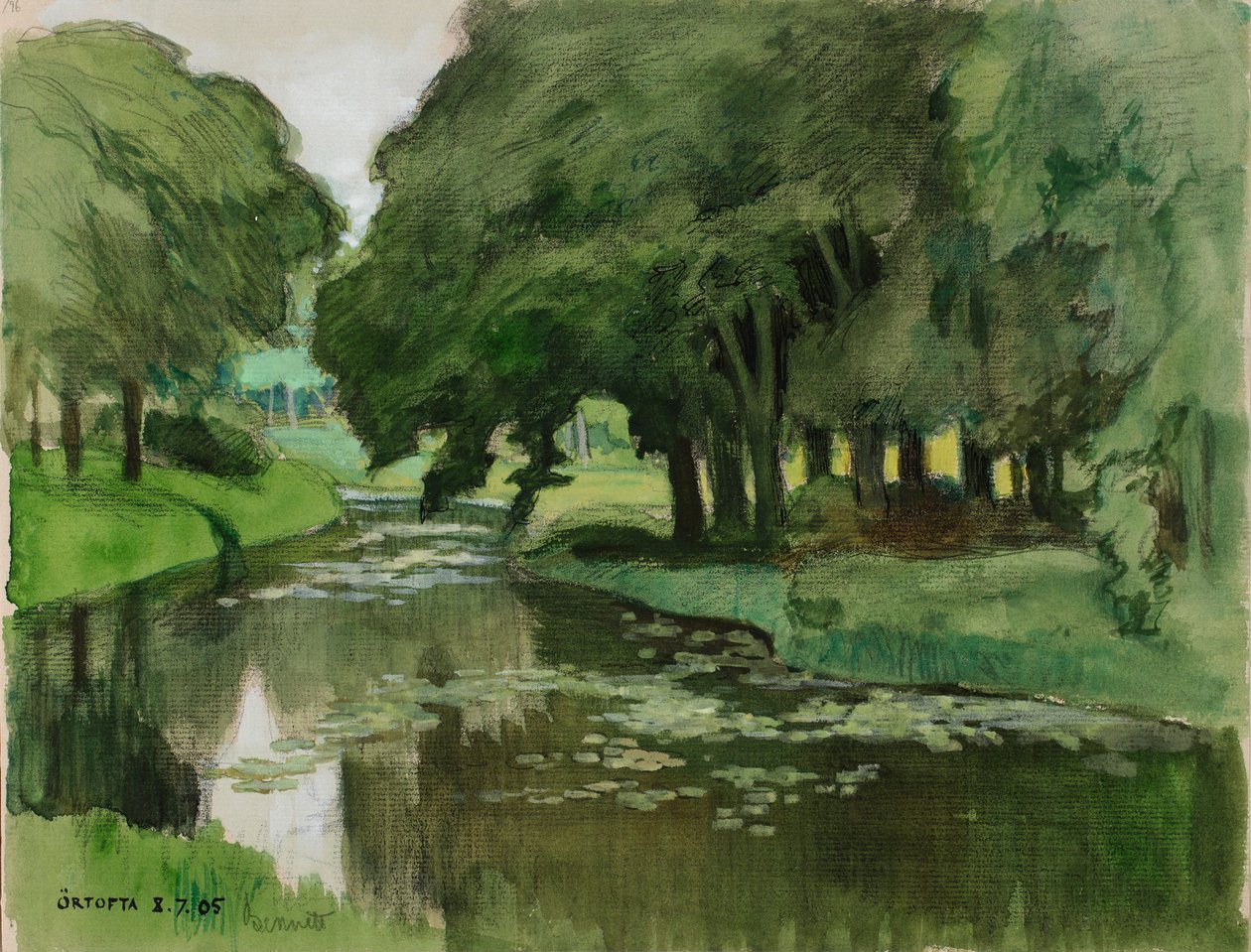 Skizzenbuch von Albert Edelfelt