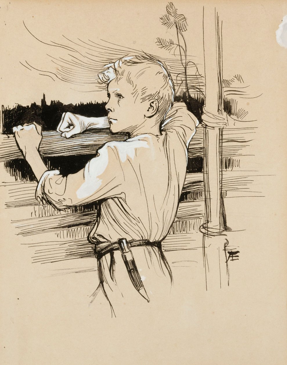 Der Soldatenjunge von Albert Edelfelt