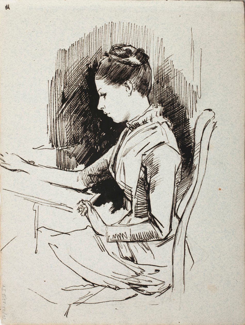 Ohne Titel von Albert Edelfelt