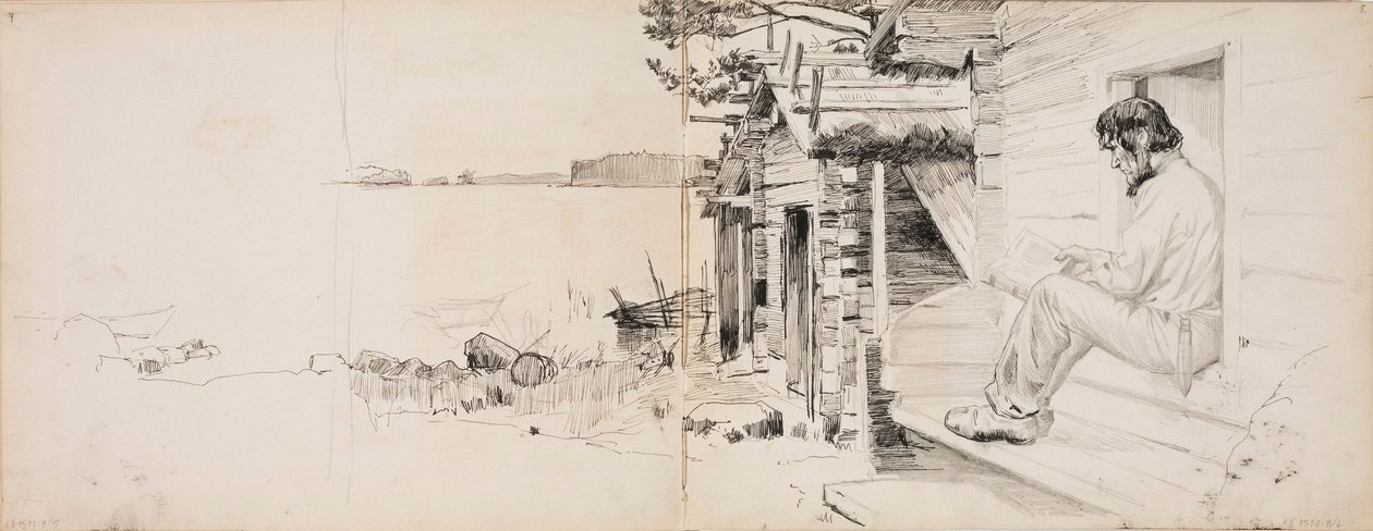 Ohne Titel von Albert Edelfelt