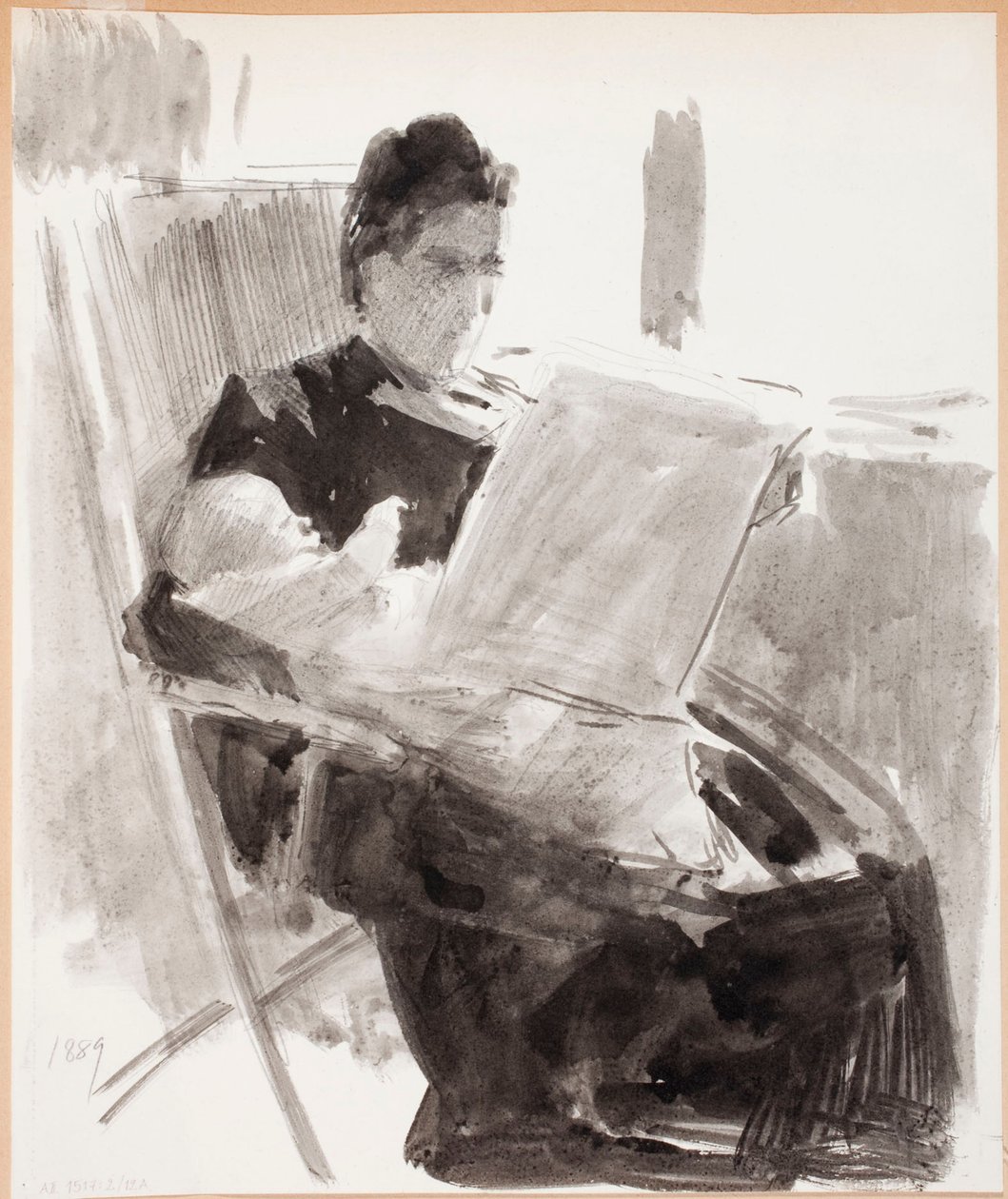 Ohne Titel von Albert Edelfelt
