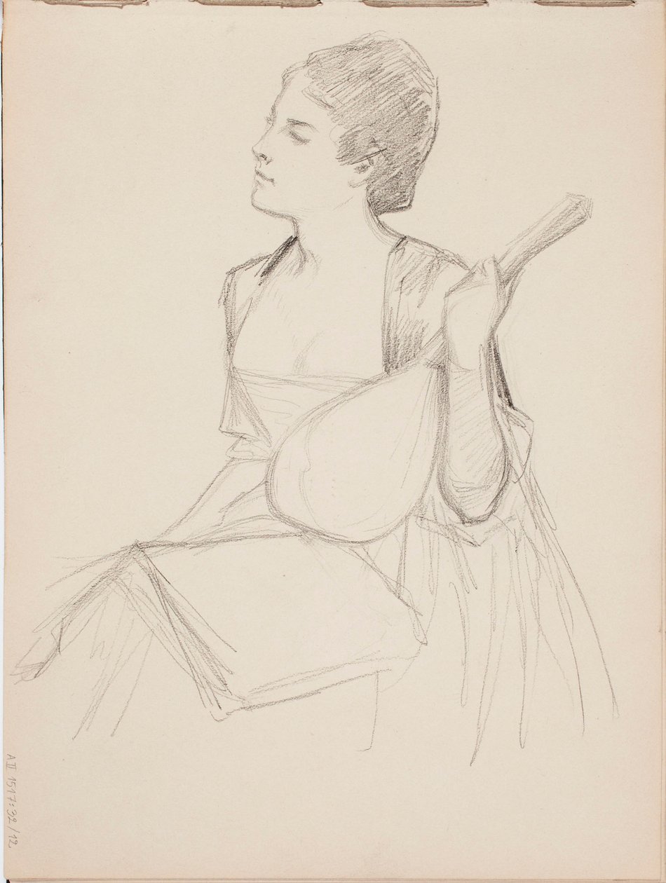 Ohne Titel von Albert Edelfelt