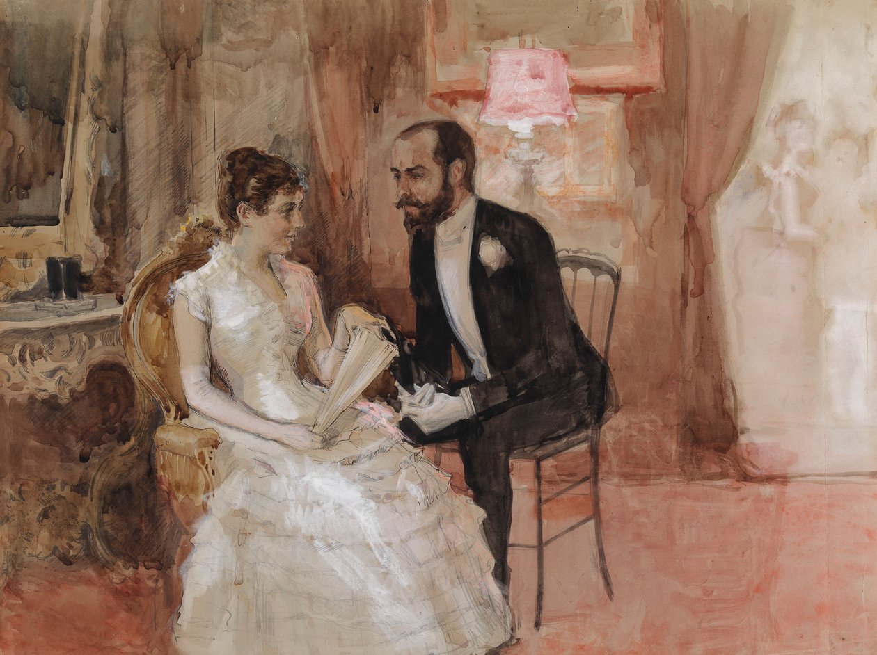 Ohne Titel von Albert Edelfelt