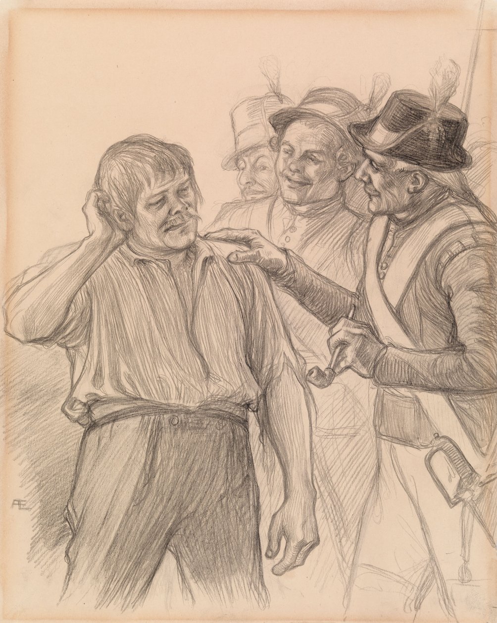 Ohne Titel von Albert Edelfelt