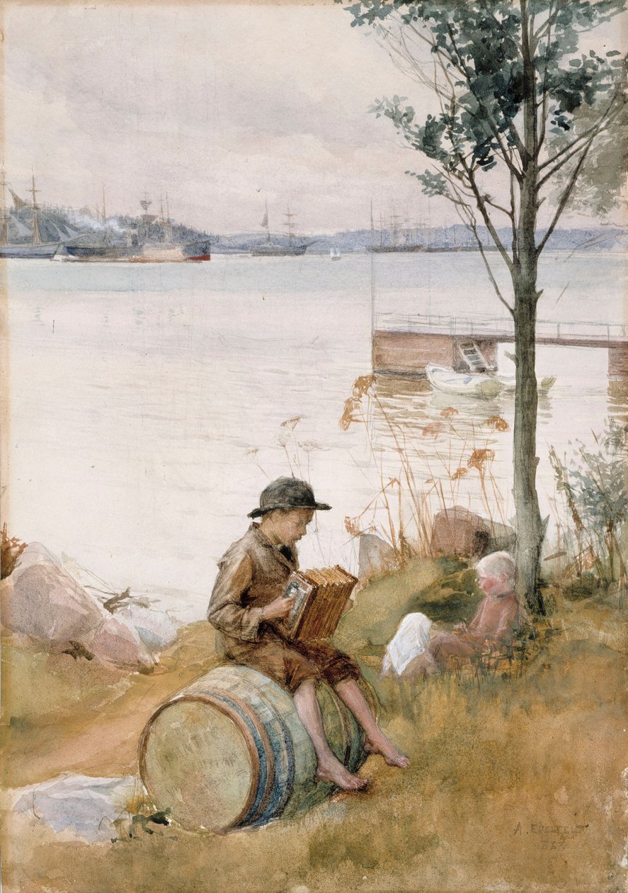 Ohne Titel von Albert Edelfelt