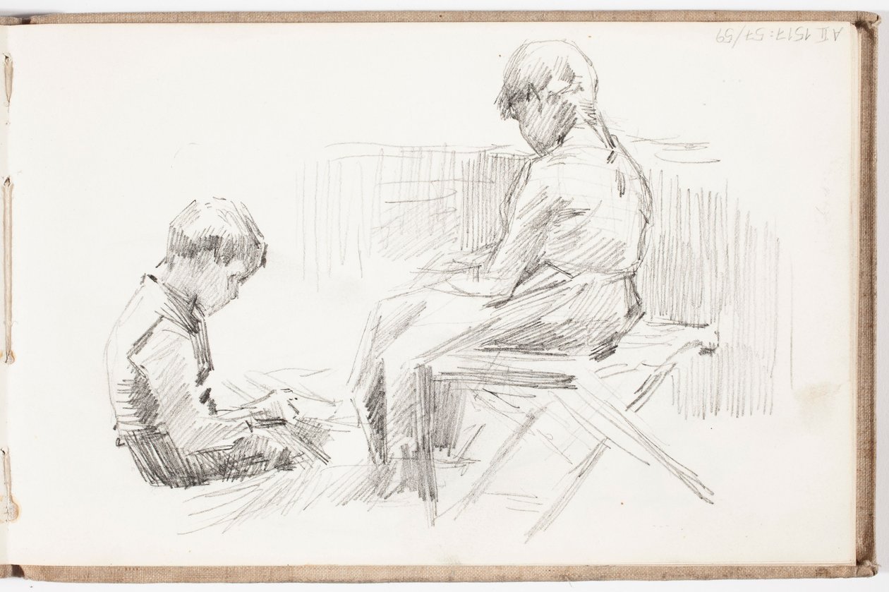 Ohne Titel von Albert Edelfelt