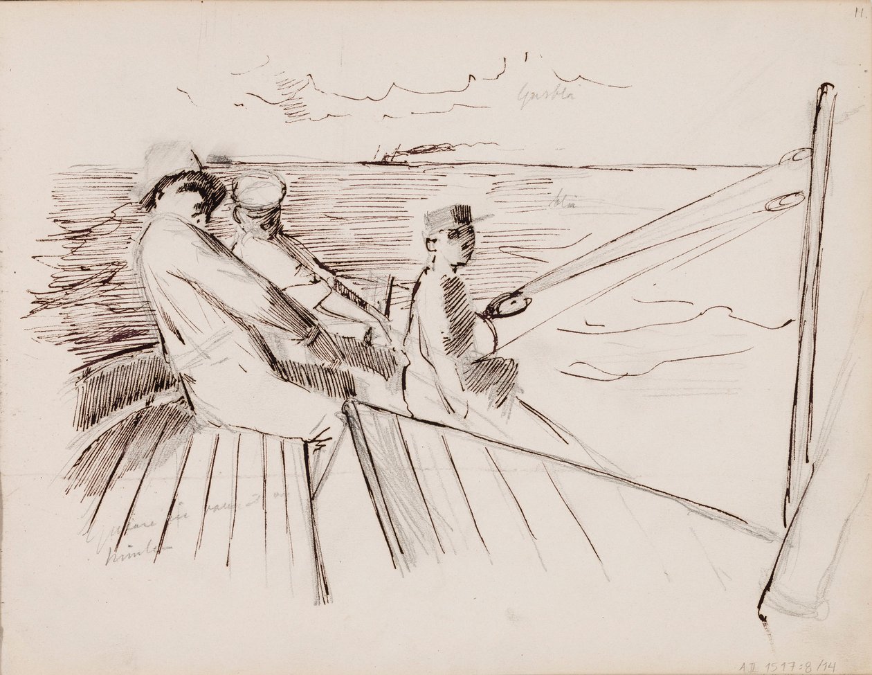 Ohne Titel von Albert Edelfelt