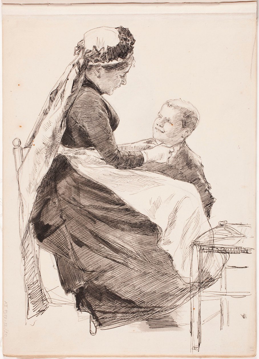 Ohne Titel von Albert Edelfelt