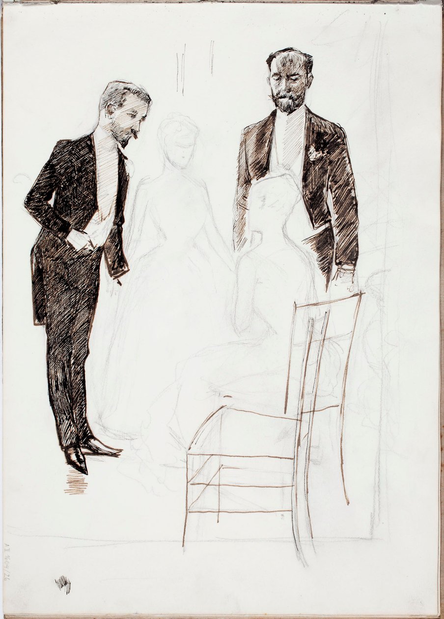 Ohne Titel von Albert Edelfelt