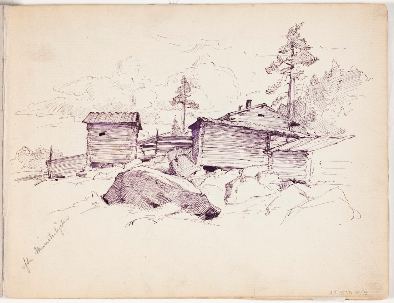 Ohne Titel von Albert Edelfelt