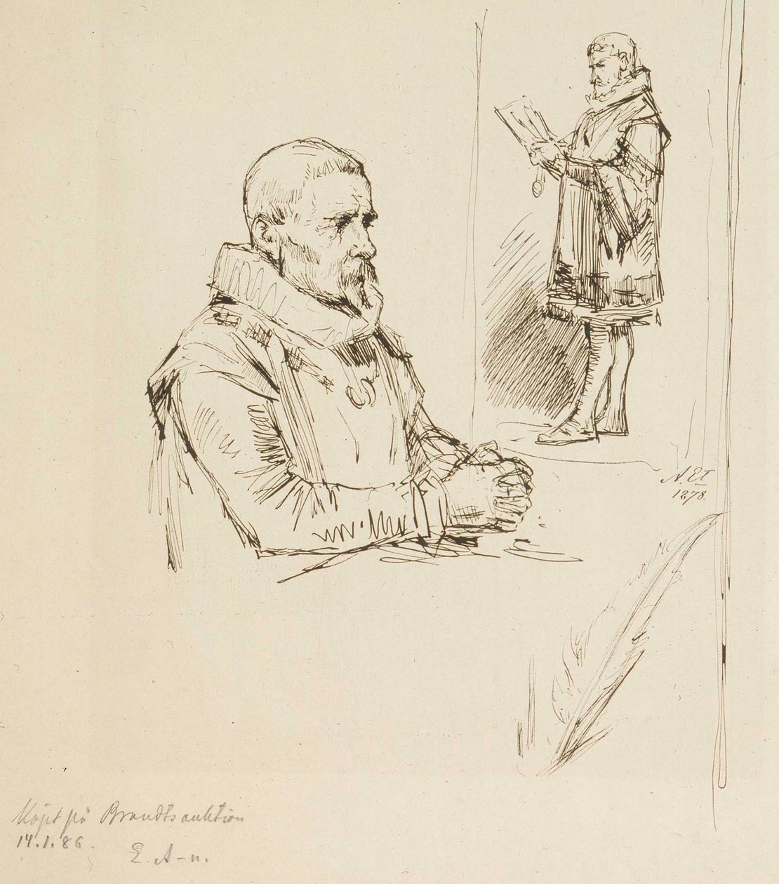 Ohne Titel von Albert Edelfelt