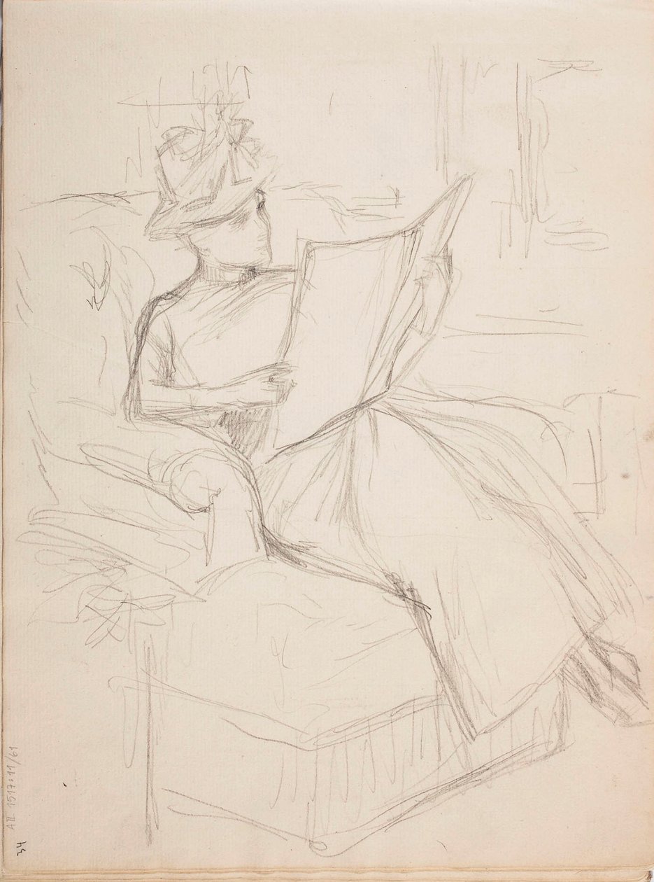 Ohne Titel von Albert Edelfelt