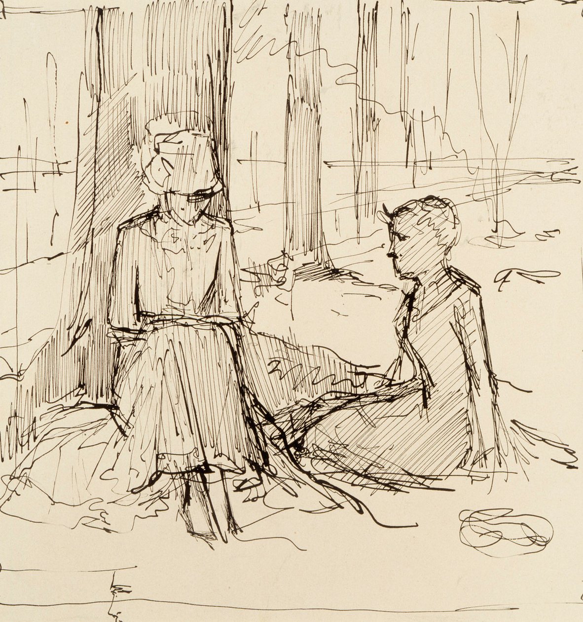 Ohne Titel von Albert Edelfelt