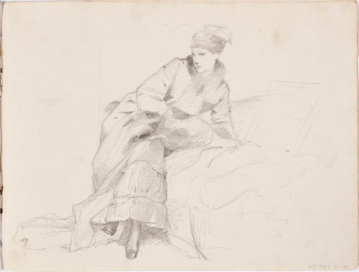 Ohne Titel von Albert Edelfelt