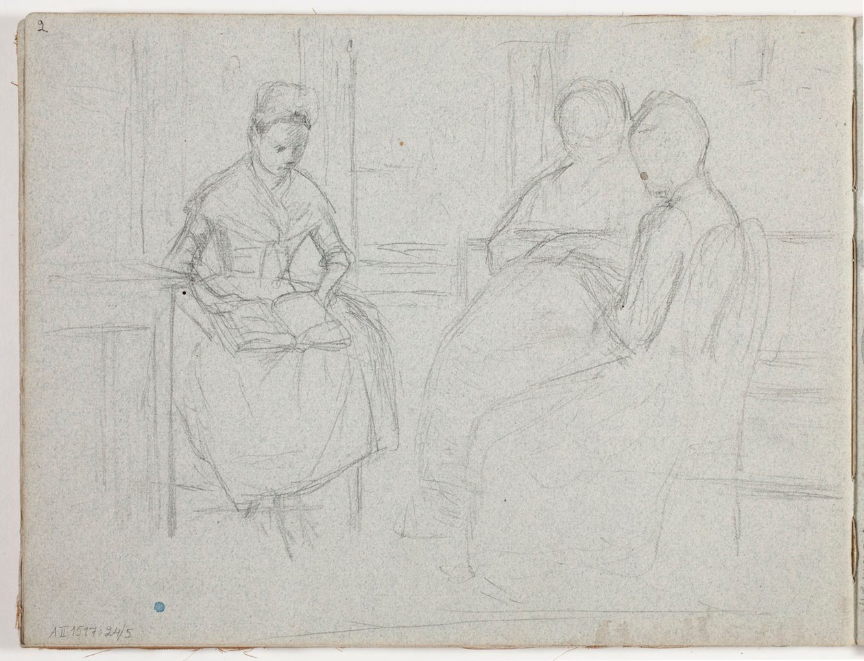 Ohne Titel von Albert Edelfelt