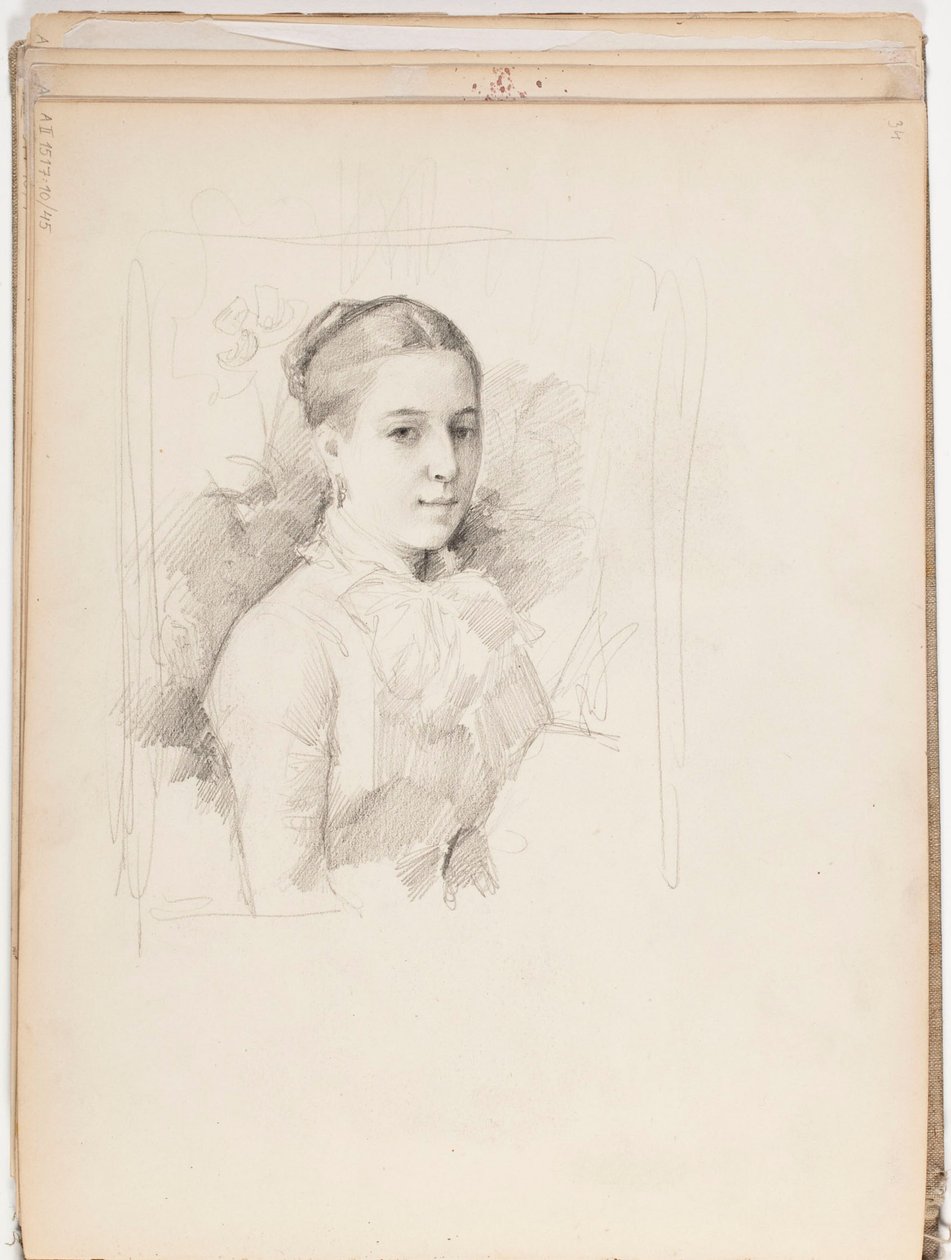 Ohne Titel von Albert Edelfelt