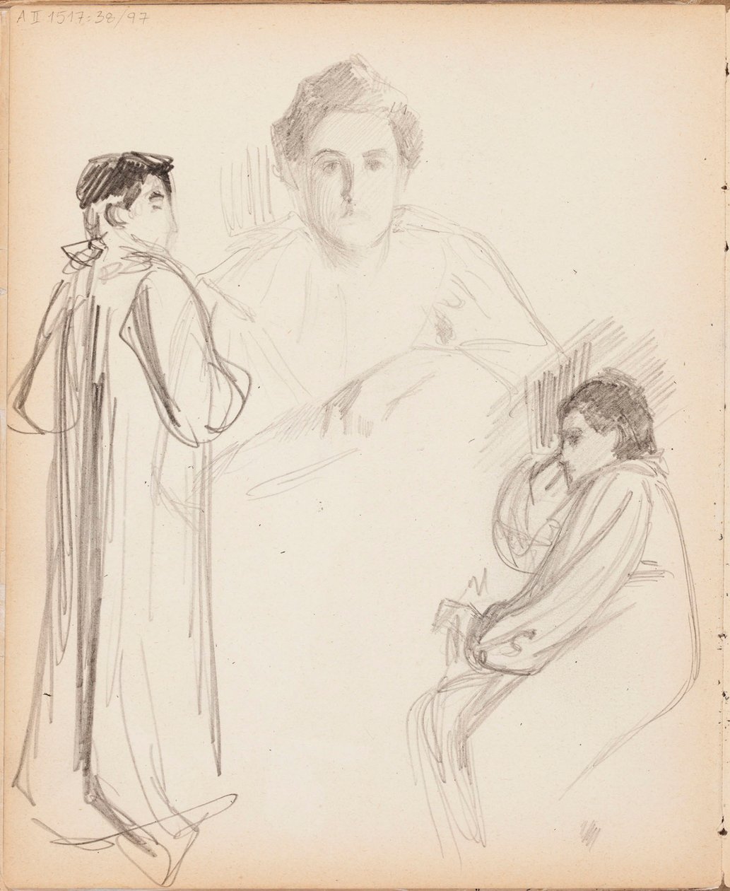 Ohne Titel von Albert Edelfelt