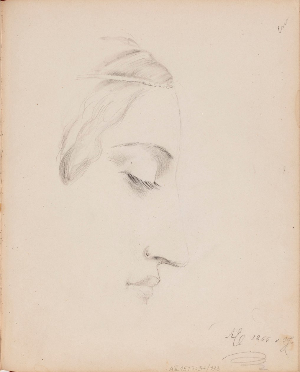 Ohne Titel von Albert Edelfelt