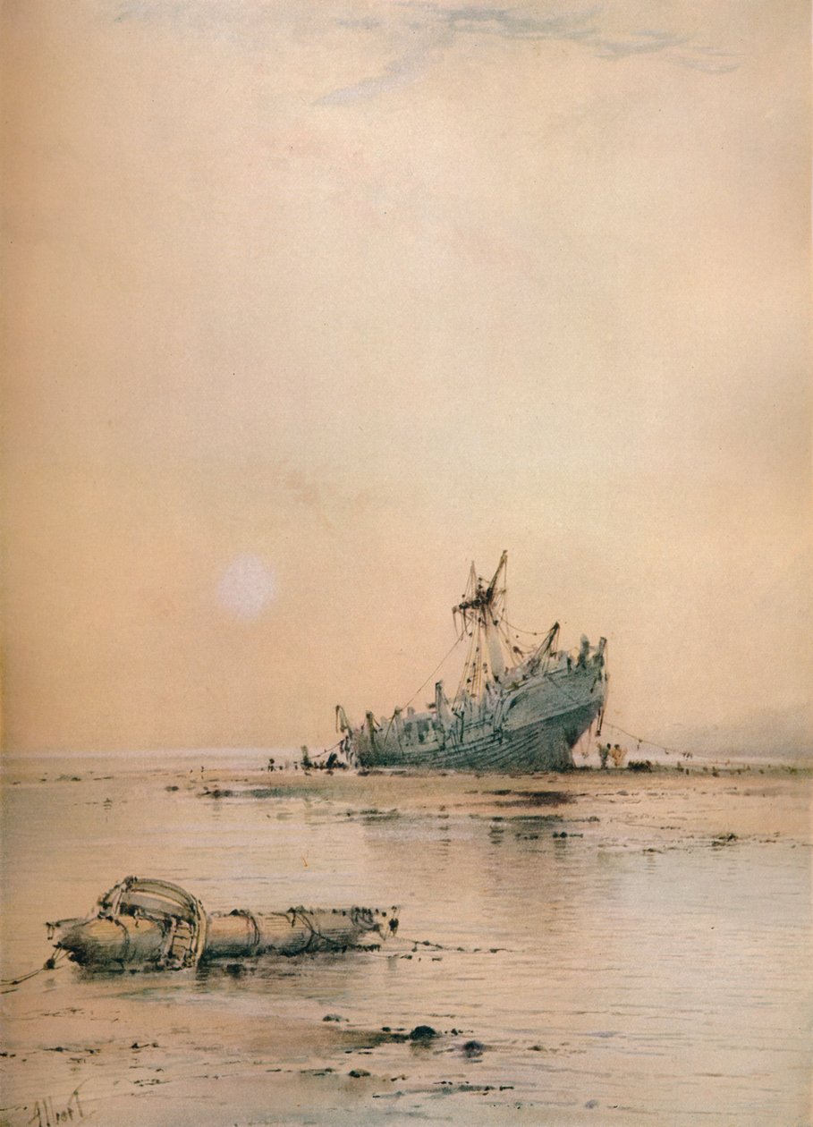 Ebbe in Leigh, ca. 1899 von Albert Ernest Markes