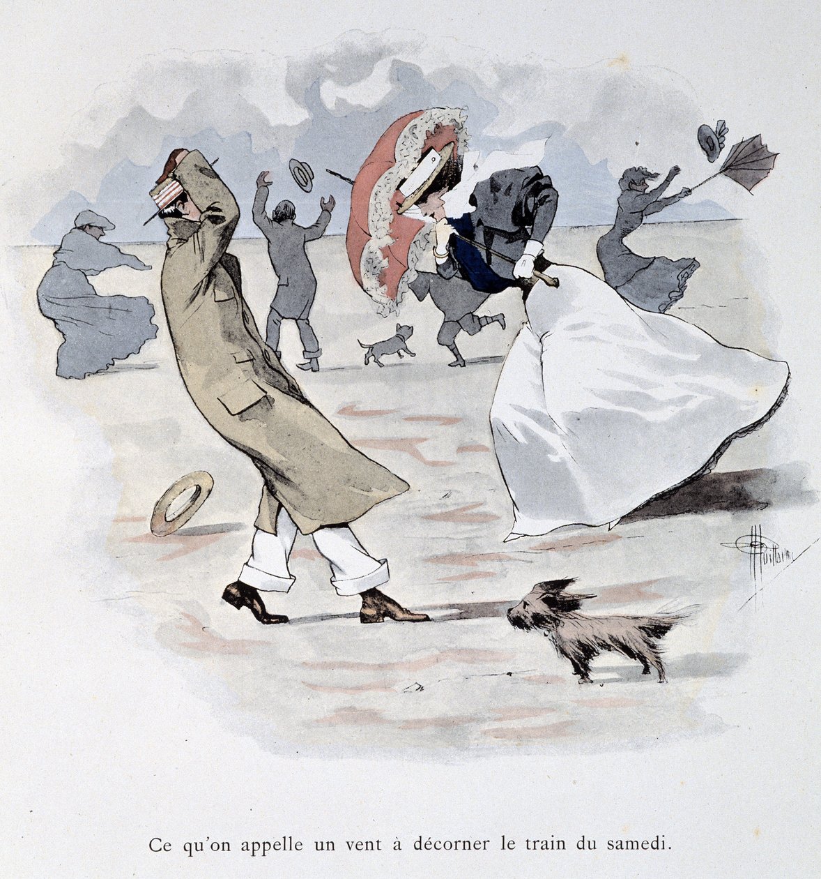 Hundewetter - in „Stars de mer“ von Guillaume von Albert Guillaume