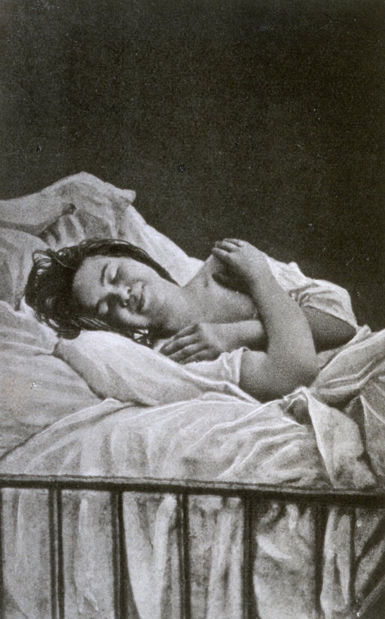 Junge Frau mit einem Hysterieanfall von Albert Londe