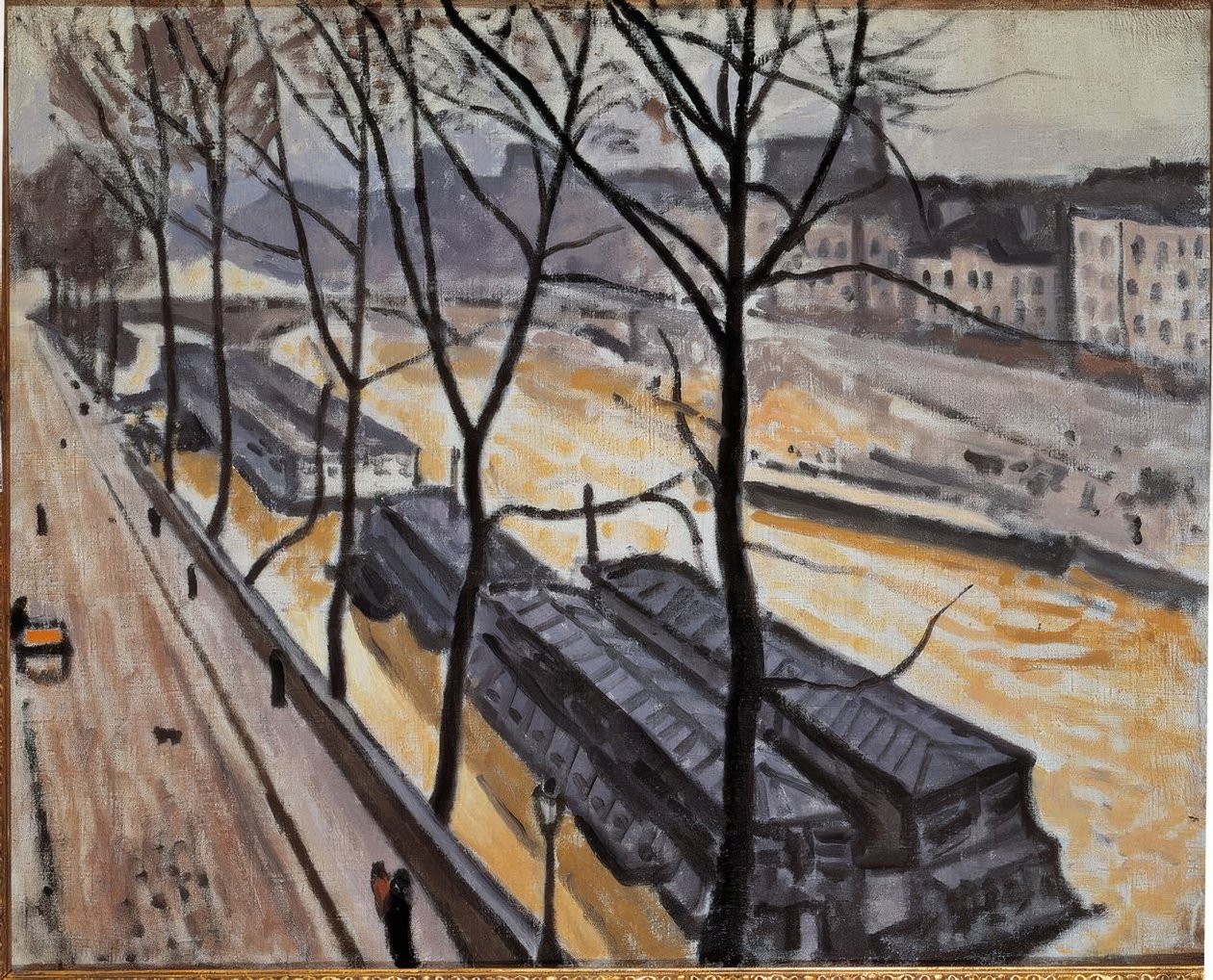 Paris im Winter (Quai de Bourbon) von Albert Marquet