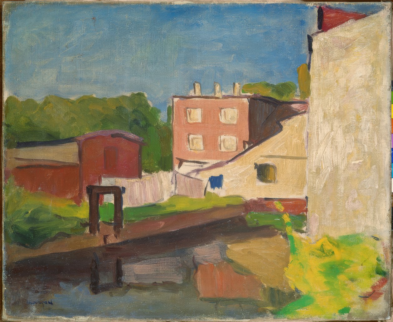 Rosarotes Haus in Arcueil von Albert Marquet