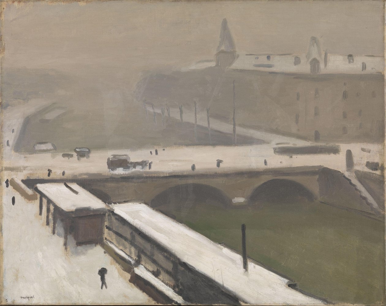 Winter an der Seine (um 1900-16) von Albert Marquet