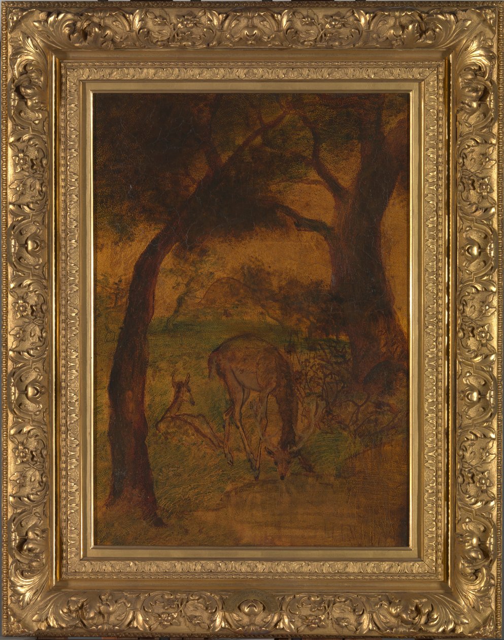 Ein Hirsch trinkt, ca. 1870er Jahre von Albert Pinkham Ryder