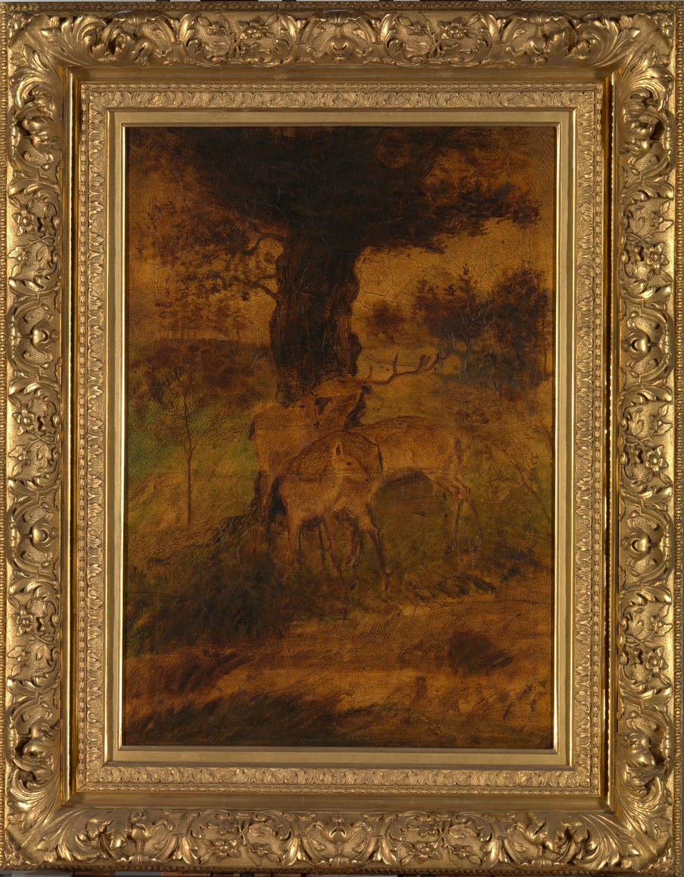 Ein Hirsch und zwei Rehe, ca. 1870er Jahre von Albert Pinkham Ryder