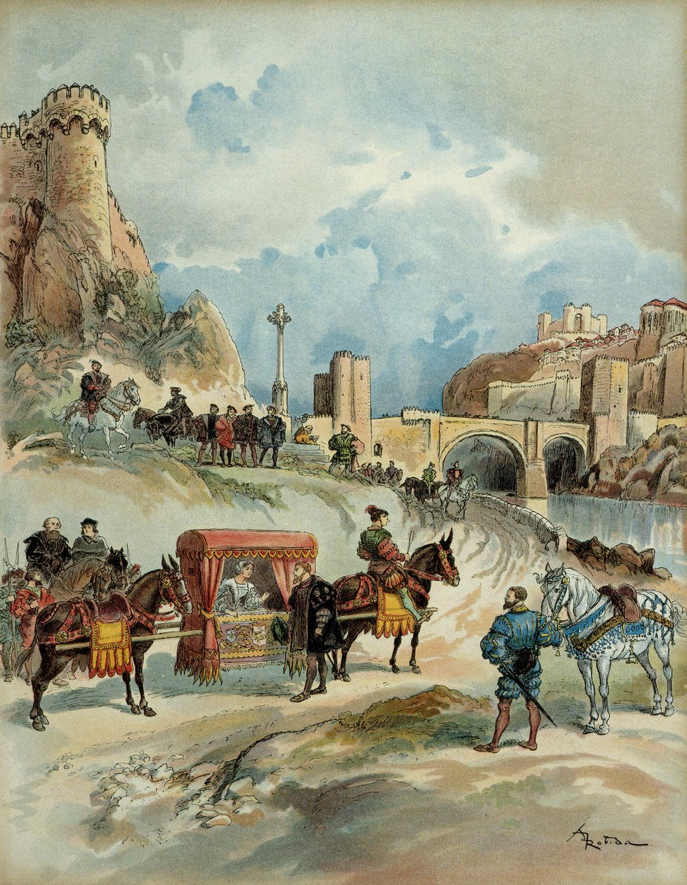 Marguerite von Angoulême von Albert Robida
