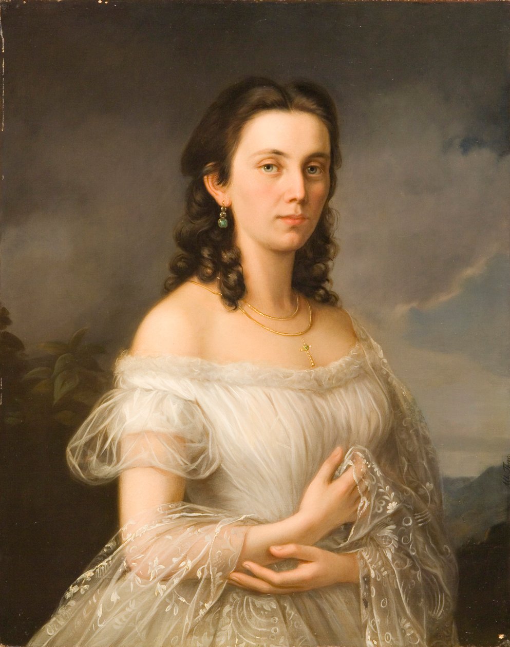 Albert Theer (1815–1902) - Fürstin Julia von Liechtenstein (1817–1895), geb. Gräfin Potocki von Albert Theer