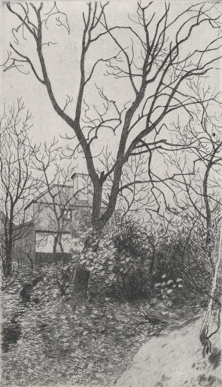 Herbst, aus dem Portfolio der Schwedischen Gesellschaft für Bildende Kunst von Albert Theodor Gellerstedt