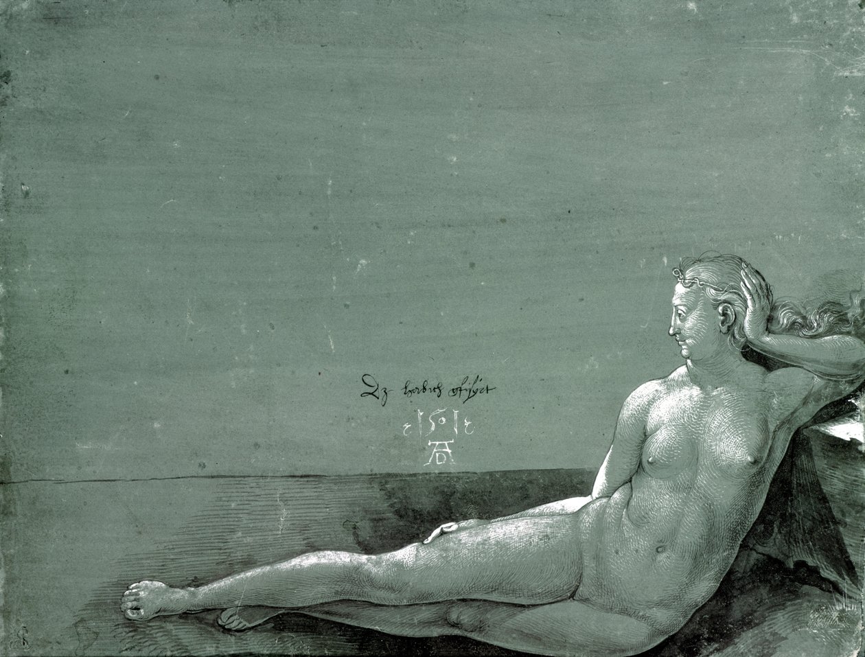 Liegender weiblicher Akt von Albrecht Dürer