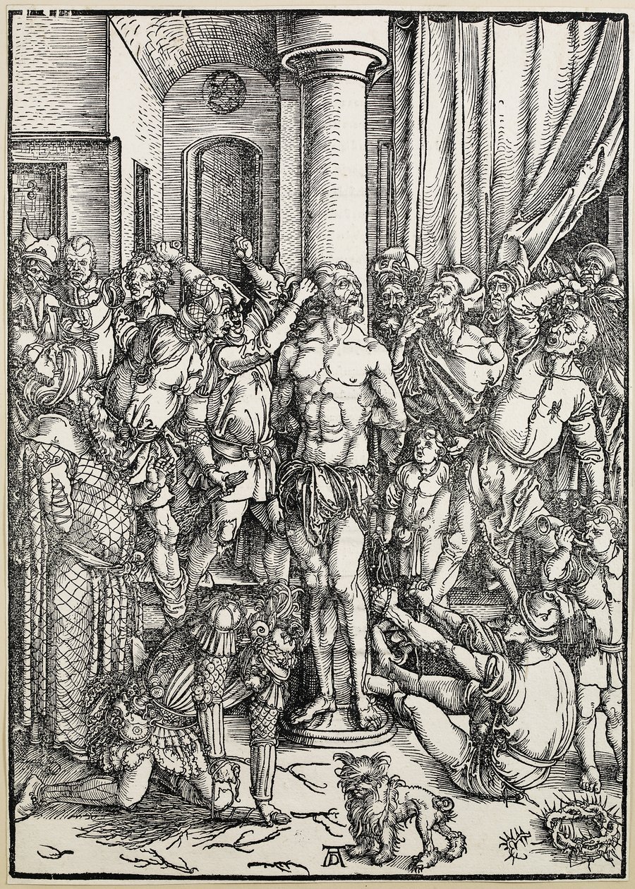Die Geißelung, ca. 1496-97 von Albrecht Dürer