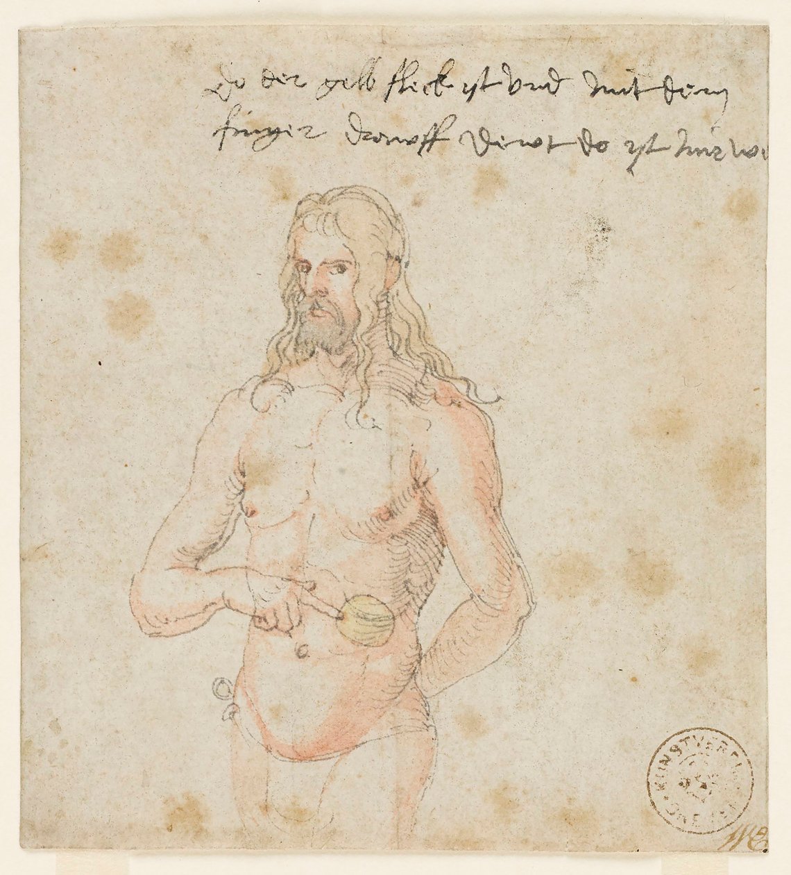 Selbstporträt, krank, um 1506-07 von Albrecht (attr. to) Durer or Duerer