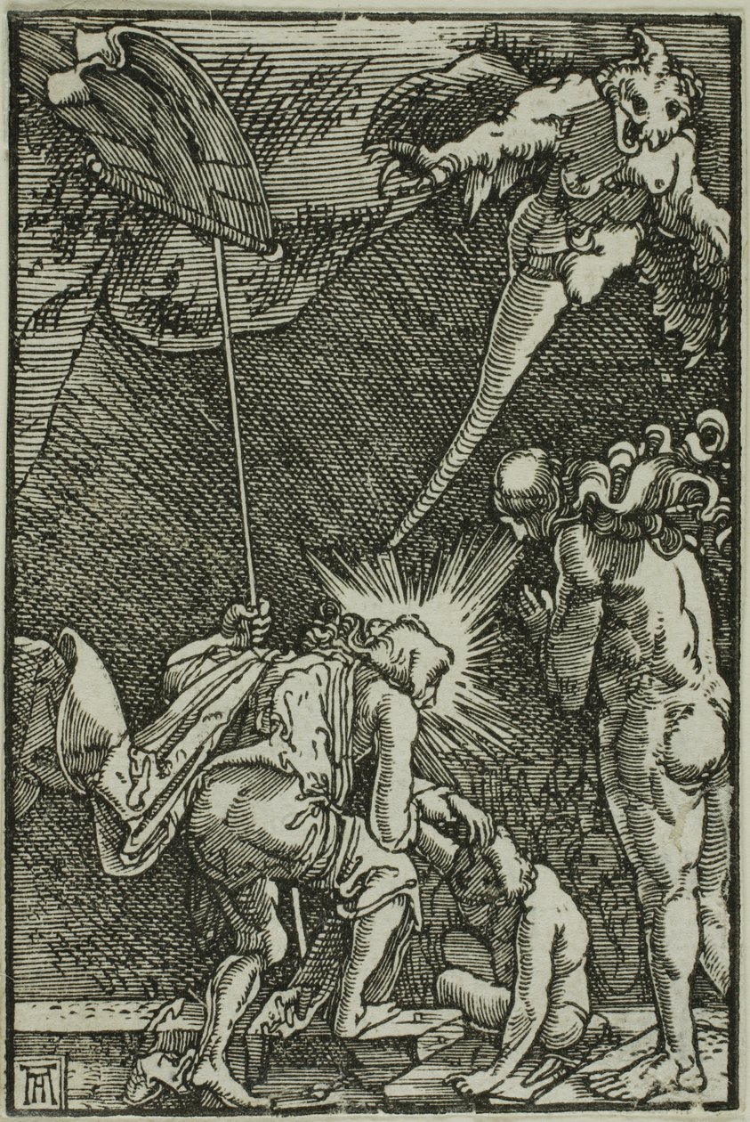 Christus in der Vorhölle, aus Der Fall und die Erlösung des Menschen von Albrecht Altdorfer