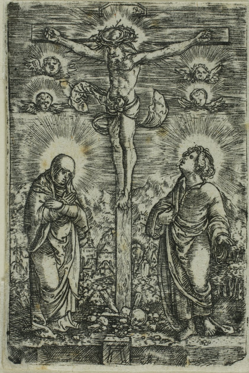 Christus am Kreuz (Die kleine Kreuzigung) von Albrecht Altdorfer