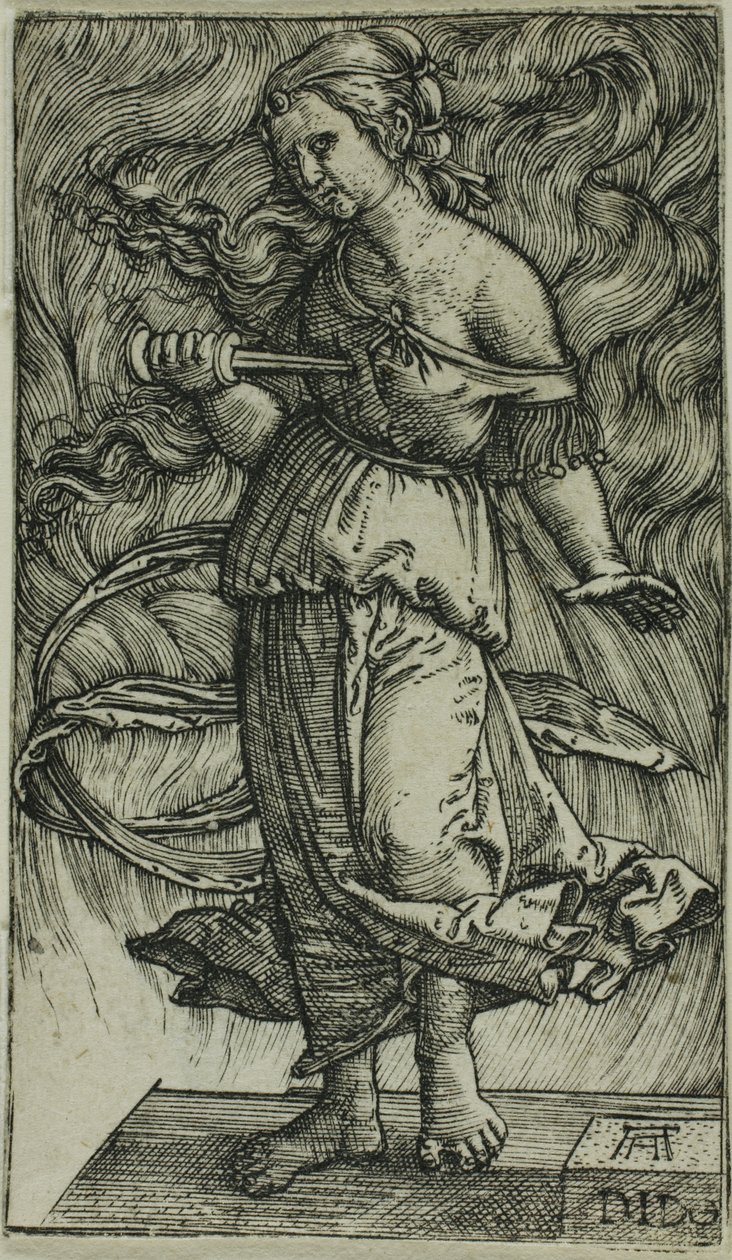 Dido bringt sich um von Albrecht Altdorfer