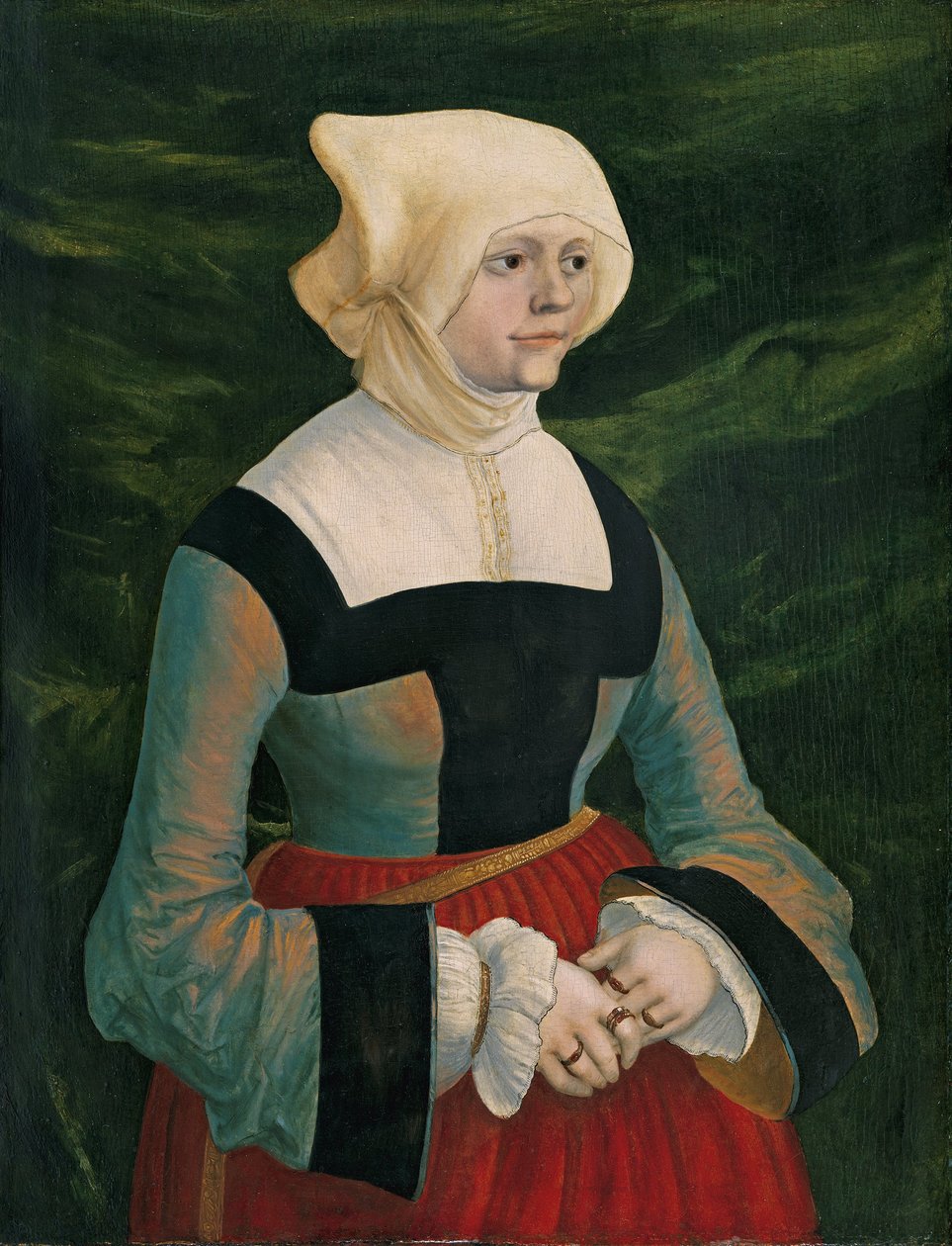Bildnis einer jungen Frau von Albrecht Altdorfer