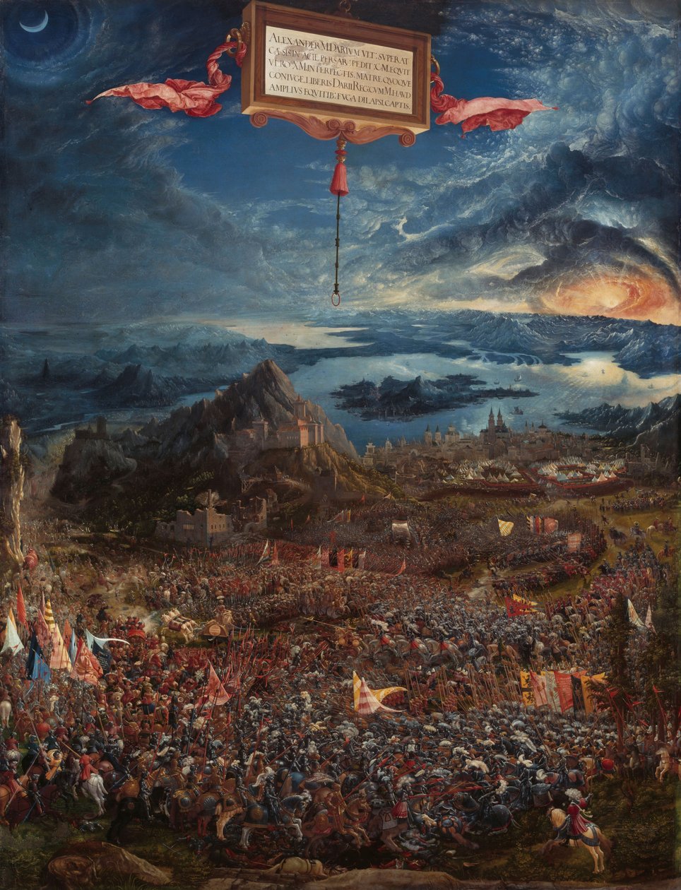 Historienzyklus: Alexanderschlacht (Schlacht bei Issus) von Albrecht Altdorfer