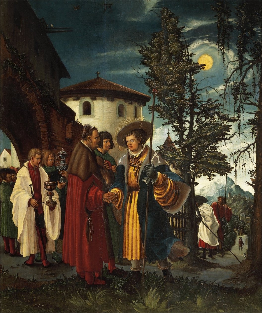 Die Abreise des Heiligen Florian von Albrecht Altdorfer
