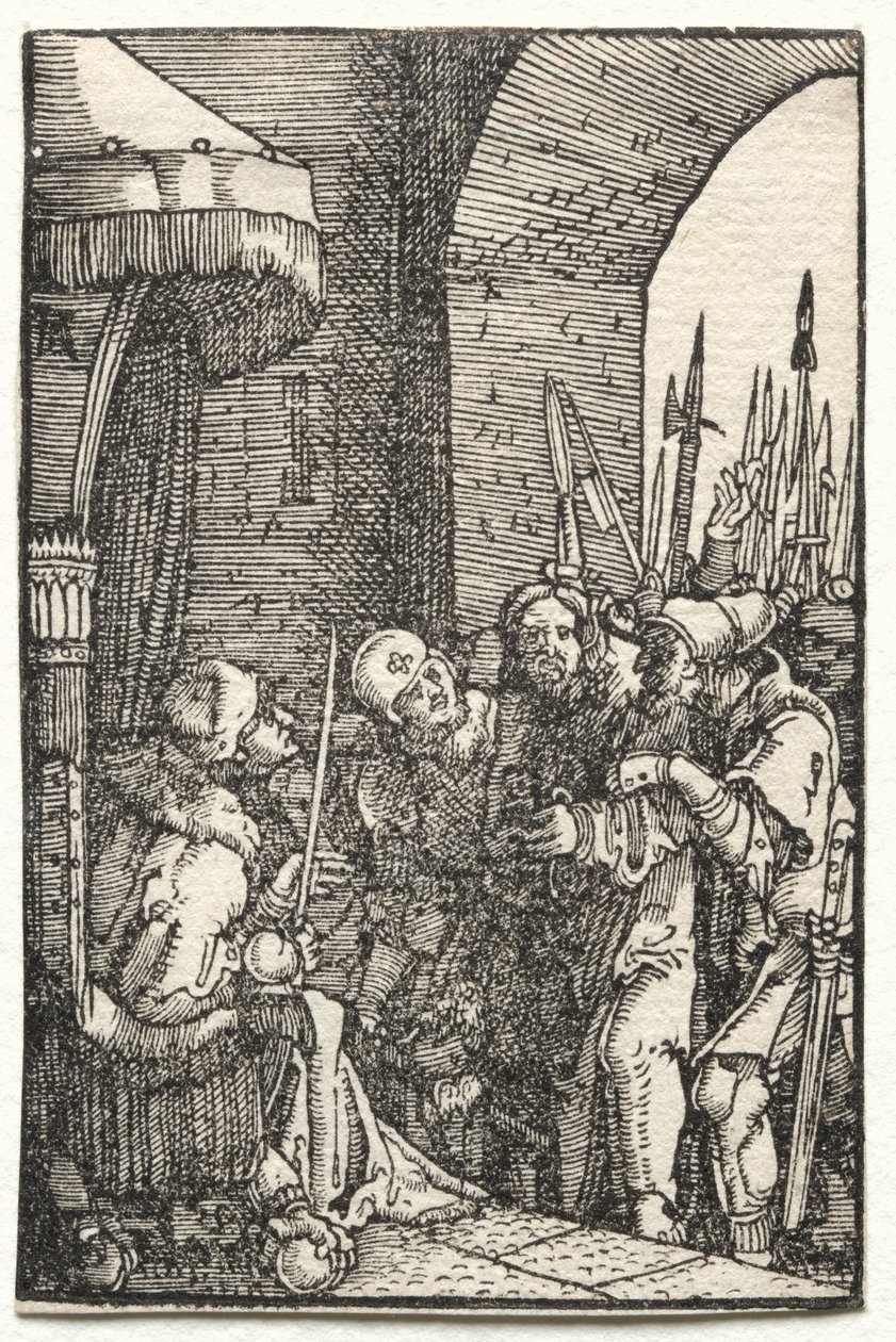 Der Fall und die Erlösung des Menschen: Christus vor Pilatus von Albrecht Altdorfer