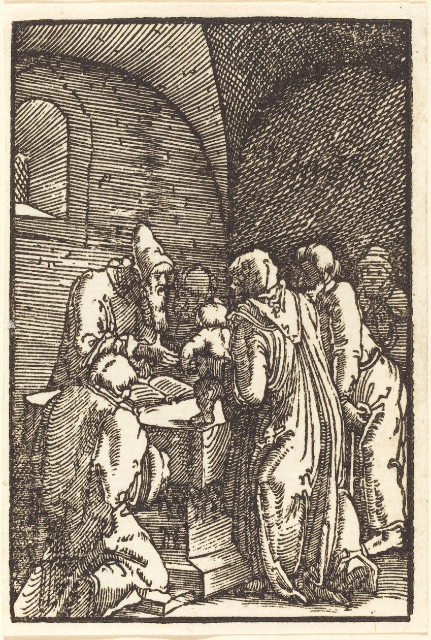 Die Darstellung Christi im Tempel von Albrecht Altdorfer
