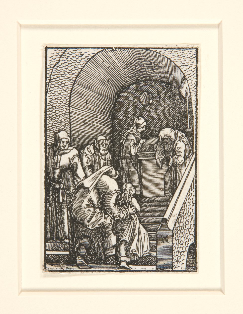Die Darstellung der Jungfrau, aus Der Fall und die Erlösung des Menschen von Albrecht Altdorfer