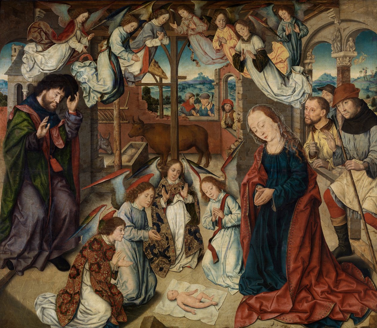 Die Anbetung der Hirten von Albrecht Bouts